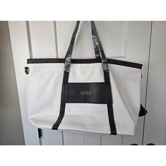 Badgley Mischka Anna Vegan Weekender Tote New - Picture 4 of 11